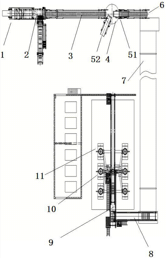 一种破碎料热压成型线的制作方法