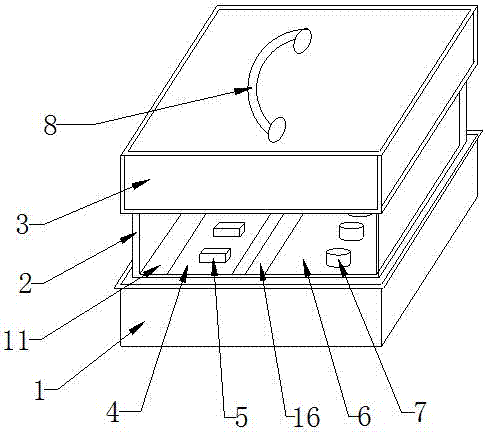 一种轴承轴瓦加工用储存盒的制作方法