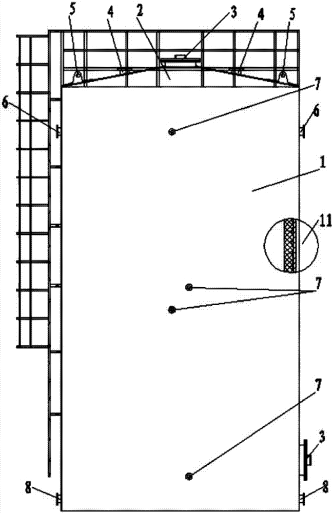 一种内衬PE塑料储罐的制作方法