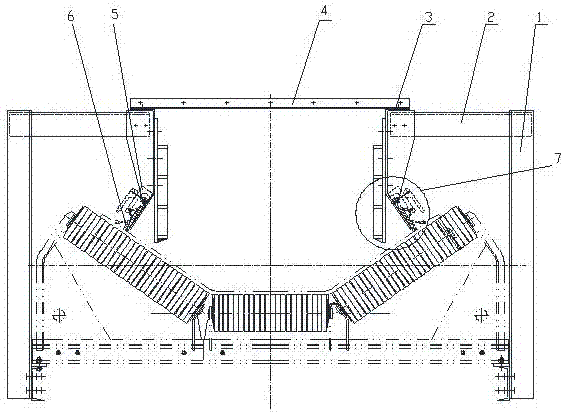 一种输煤皮带机导料槽多重密封装置及方法与流程