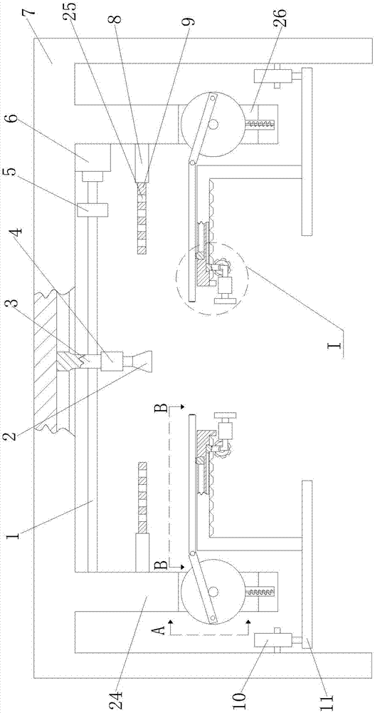 一种把手型刀片自夹紧打磨设备的制作方法