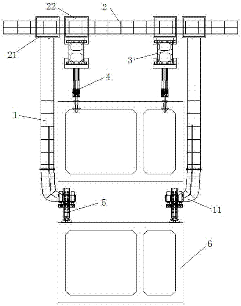 一种预制节段用吊装装置及其吊装方法与流程