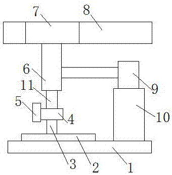 电梯门板压紧结构的制作方法