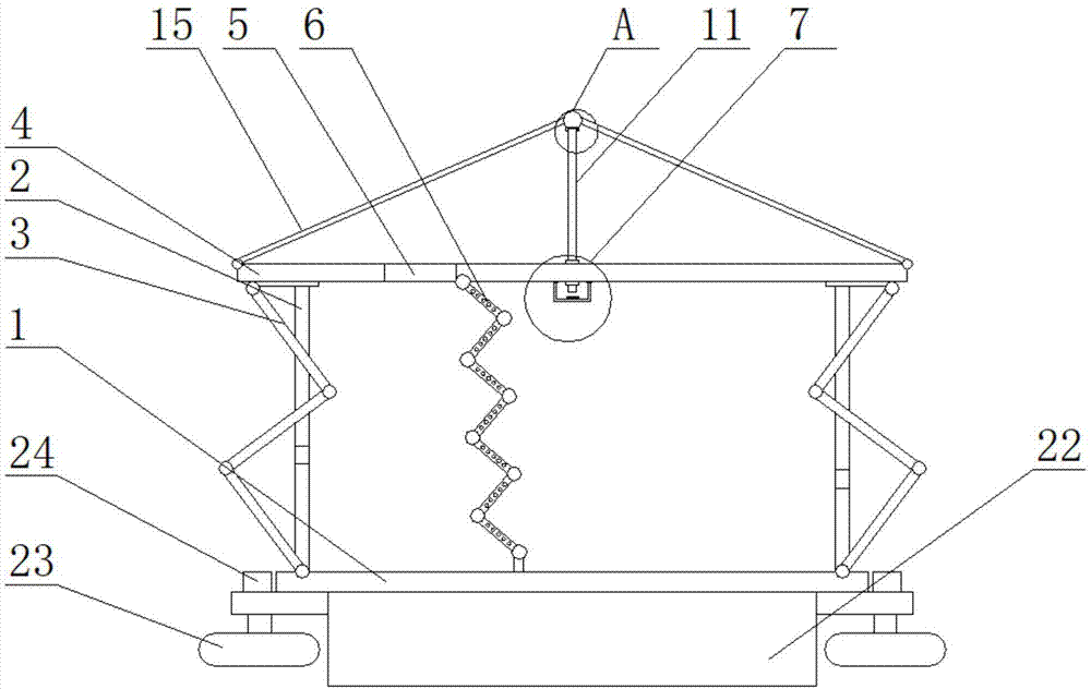 一种折叠式水上房屋的制作方法