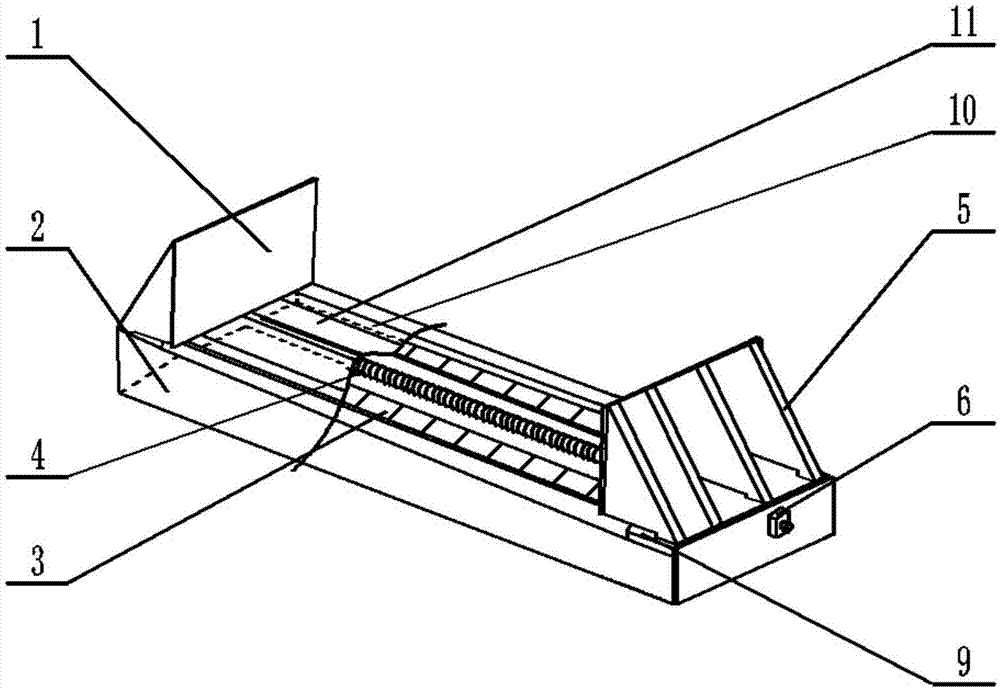 一种纸箱板自动打包机规整装置的制作方法