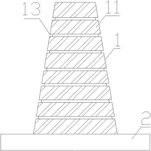 一种防倾倒警示路锥的制作方法