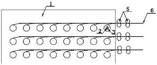 一种纤维定向退丝机构的制作方法