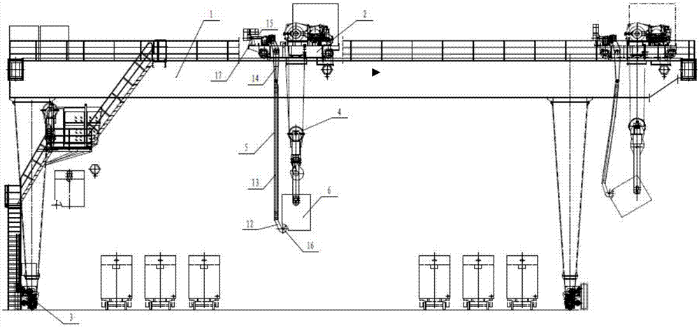 智能远程控制全自动地铁施工垂直输送装置的制作方法