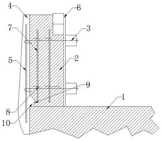 一种利用预制遮板辅助成型护栏基座的制作方法