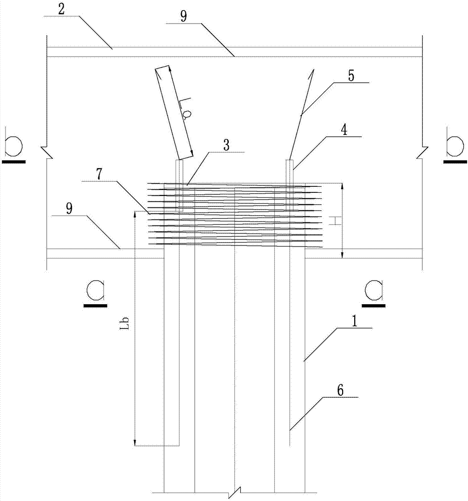 一种架空输电线路PHC管桩基础基桩与承台的连接结构的制作方法