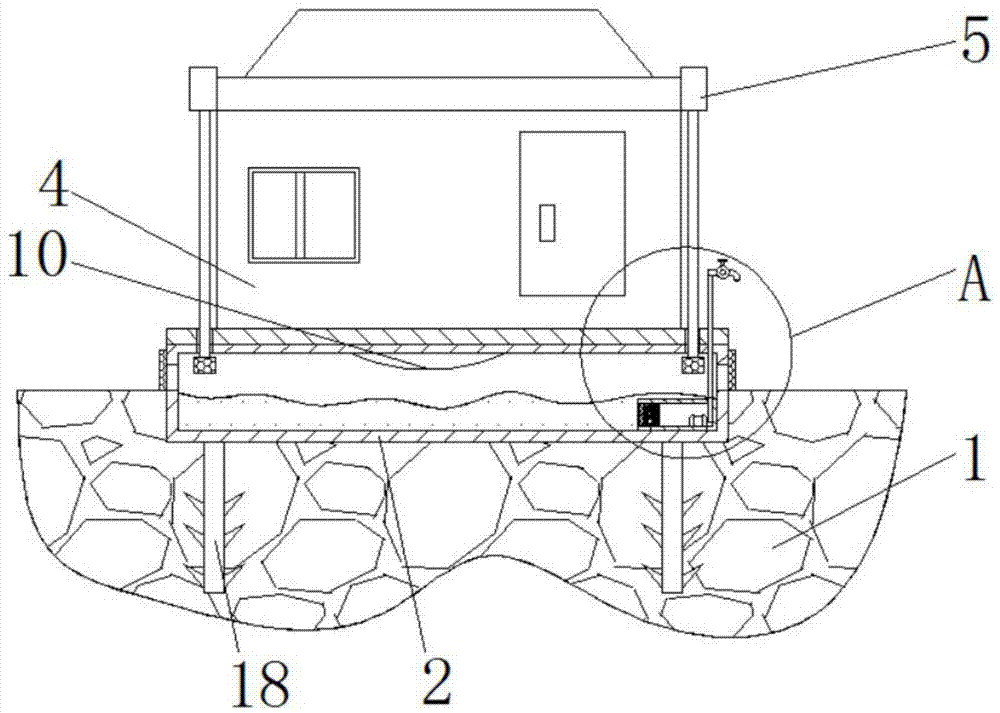一种装配式建筑底部防水结构的制作方法