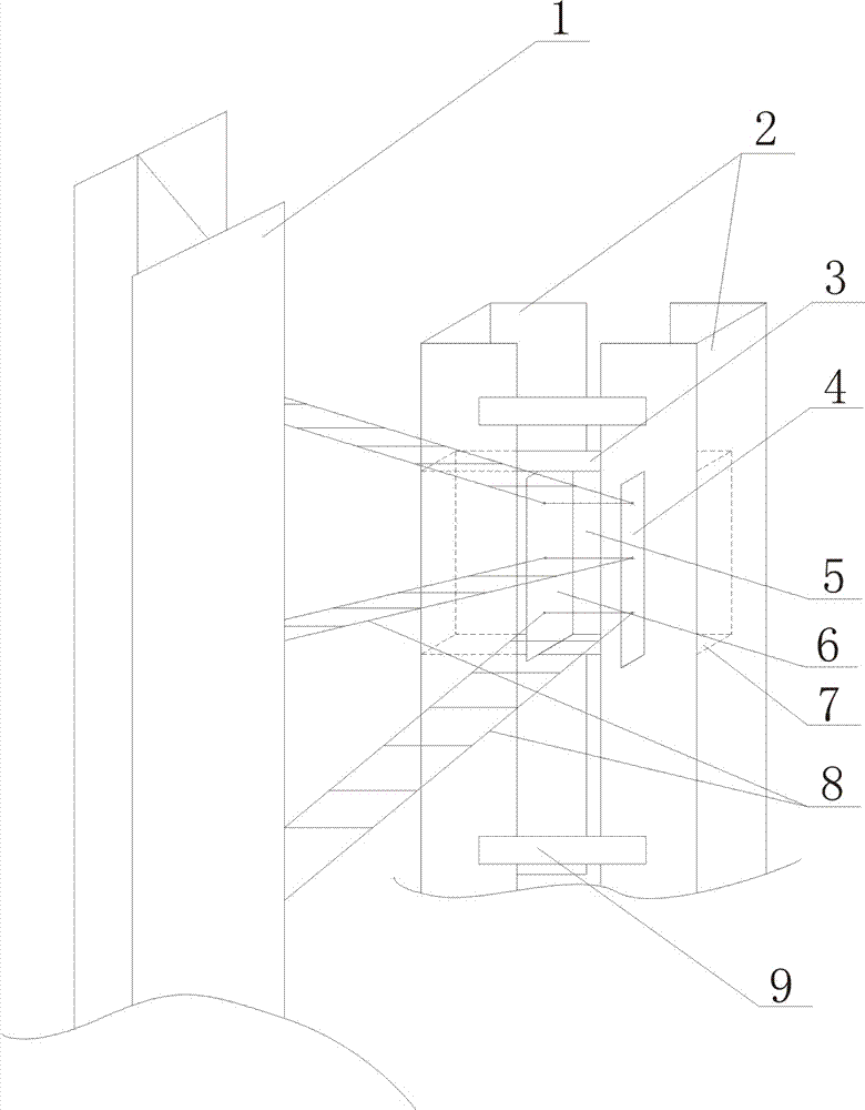 一种H型钢柱与格构柱的连接节点的制作方法