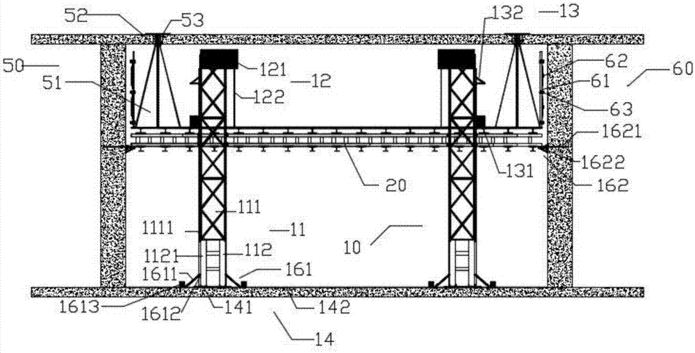 适用于高大空间施工的桁架操作平台的制作方法