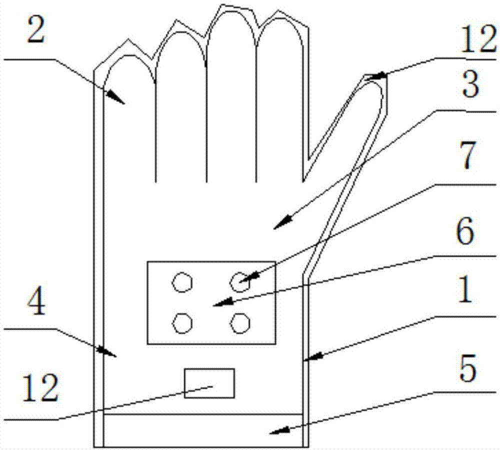 一种隔热橡胶手套的制作方法