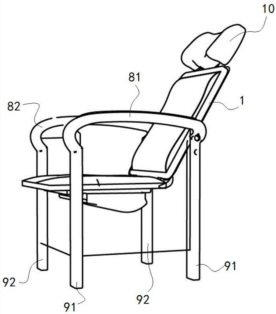 一种适用于老人昏睡的椅子的制作方法