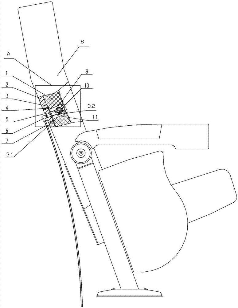 4D座椅气动单向锤击装置的制作方法