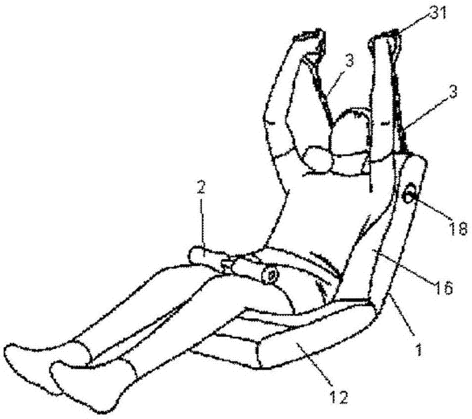 手脚拉伸仰卧起坐结构的制作方法