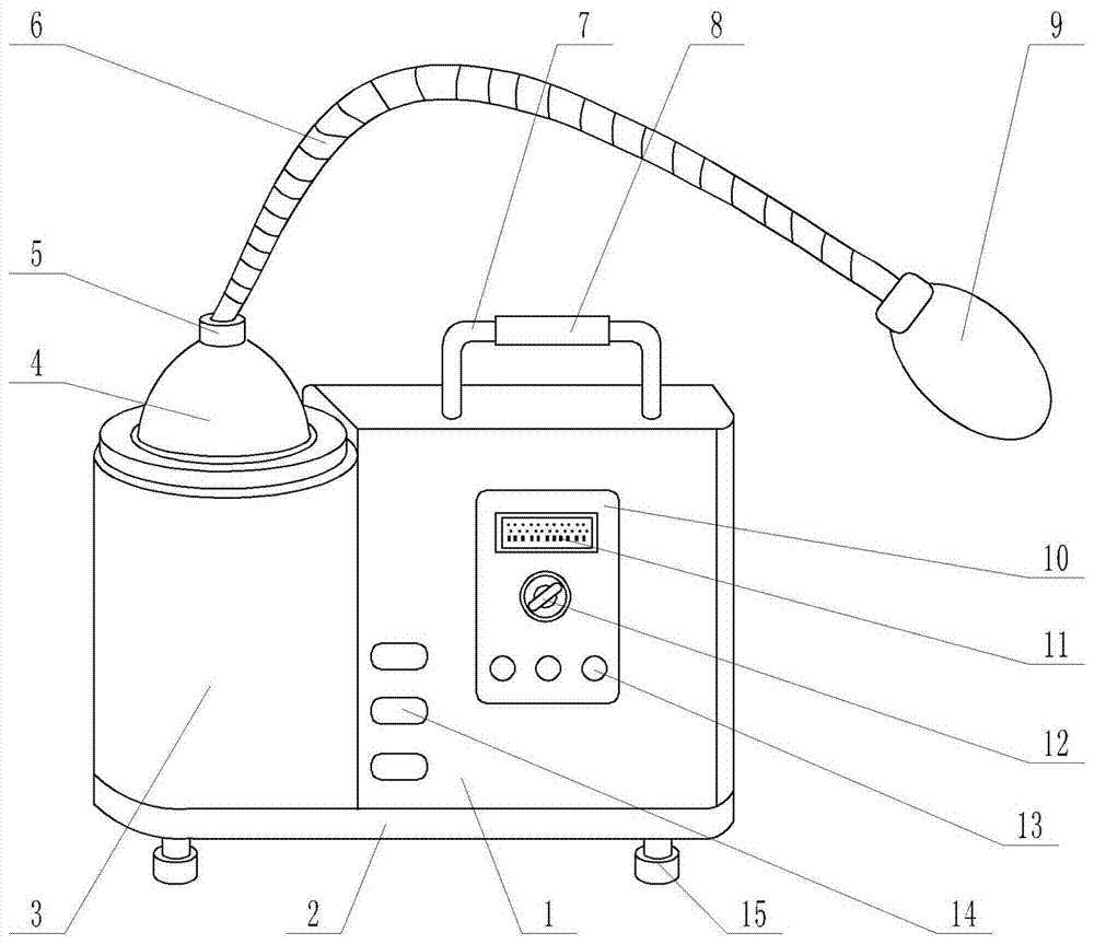 一种具有加热功能的呼吸内科用超声波雾化器的制作方法