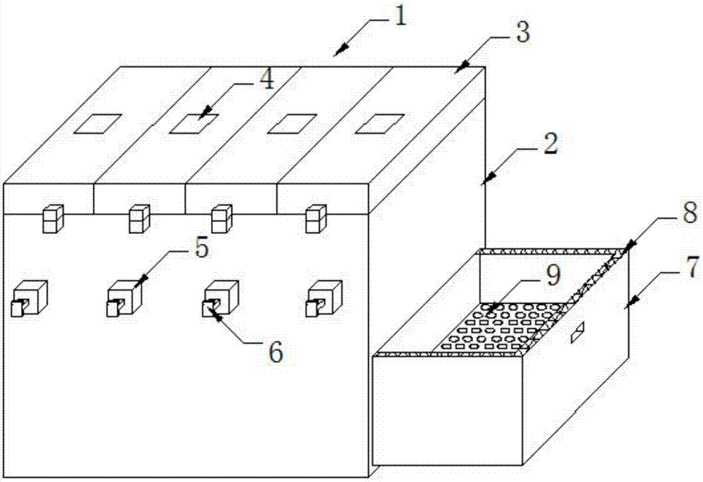 一种检验医学用隔离防尘试管架的制作方法