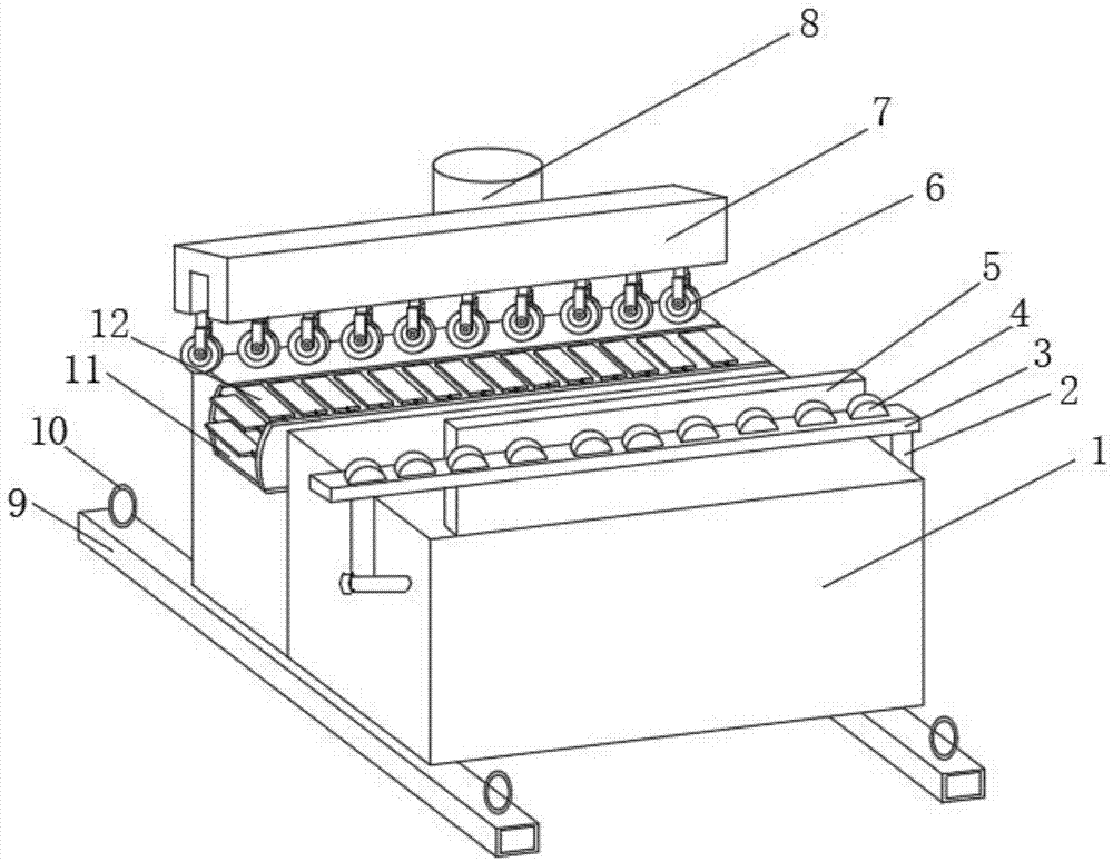 用于生产环保木质包装的全自动液压钢带打扣机的制作方法
