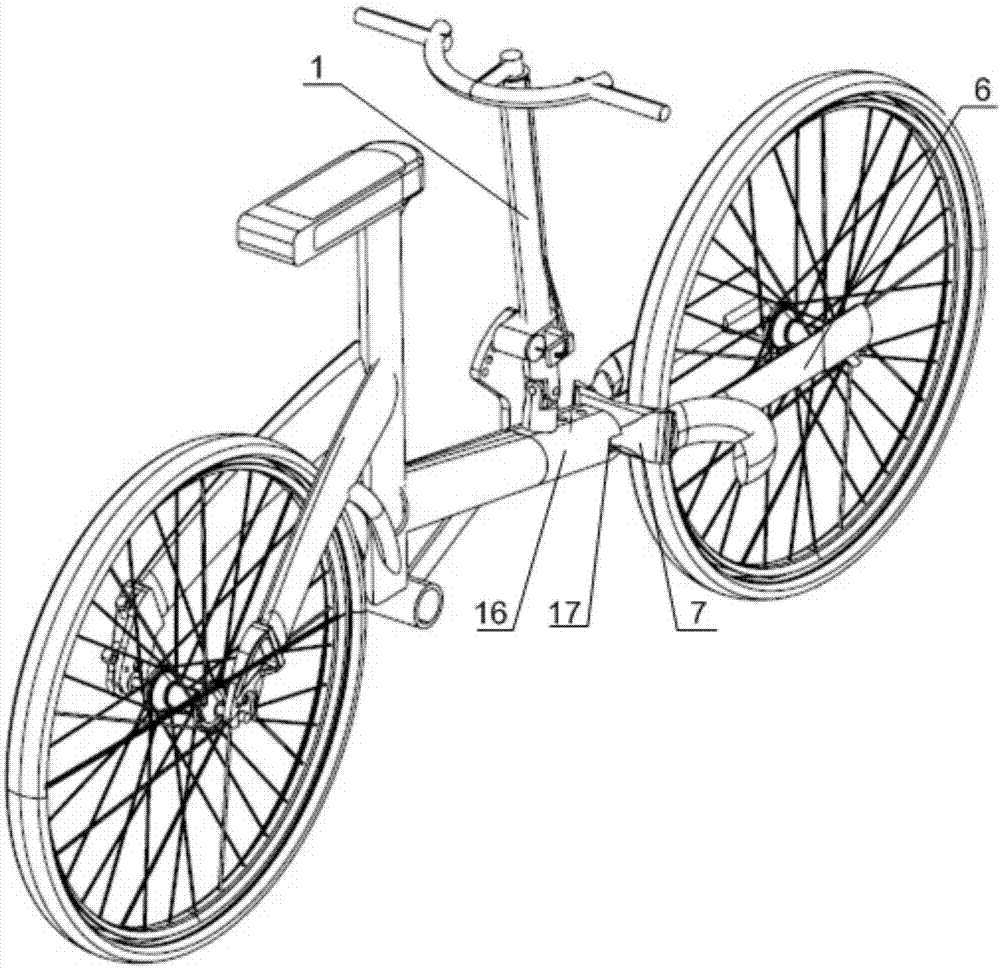 自行车前轮偏角调整装置的制作方法