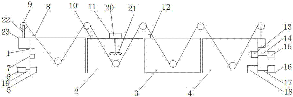 一种高效率无尘纱布加工用清洗设备的制作方法