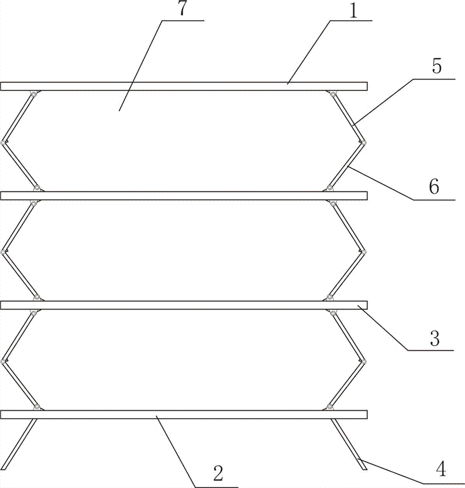 一种伸缩型置物架的制作方法