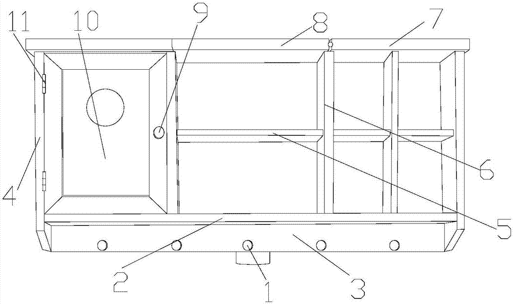 一种可折叠的建筑装饰架的制作方法