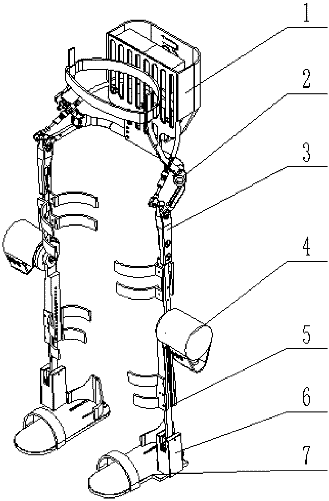 重心变化驱动的下肢外骨骼机器人的制作方法