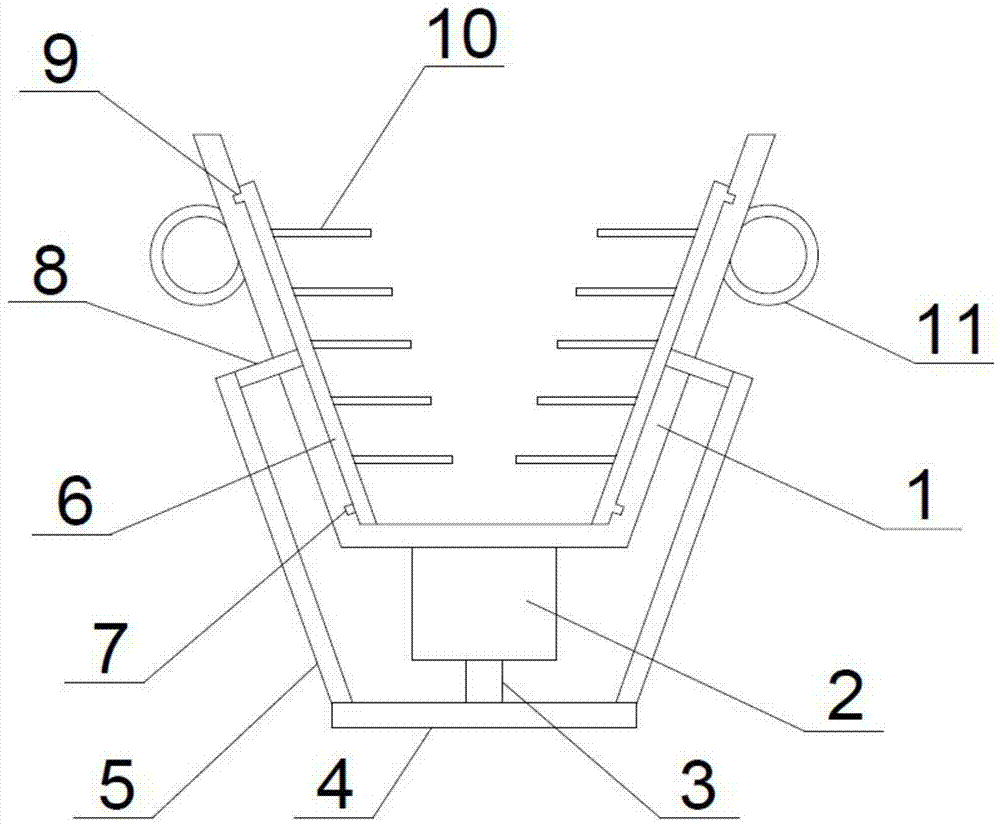 高速板链提升机的料斗结构的制作方法