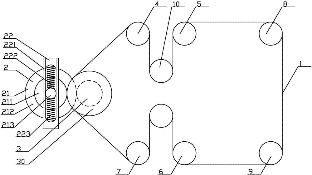 一种连续式电火花切割机的制作方法