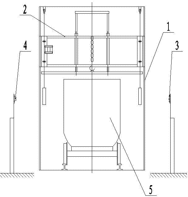 一种矿井罐笼内矿车防掉道检测装置的制作方法