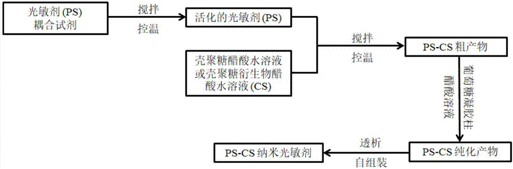 纳米系统,病原微生物防治等技术领域,具体涉及一种光动力抗菌的纳米