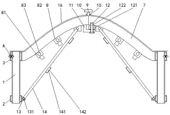 一种稳定性高的农业用大棚的制作方法