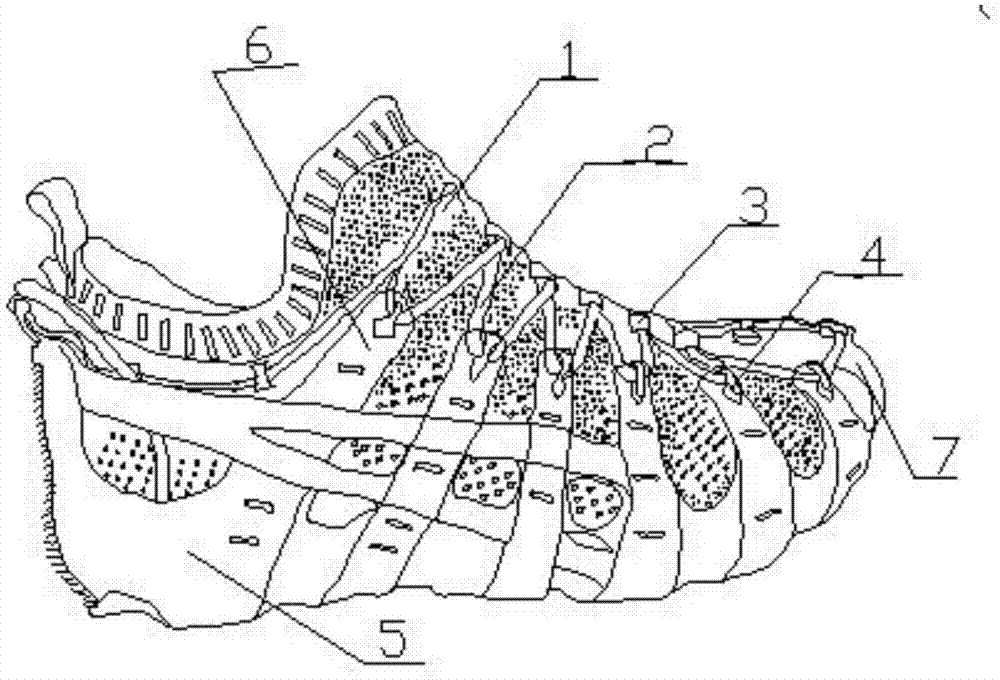 一种鞋底和鞋面可自由组合的鞋子的制作方法