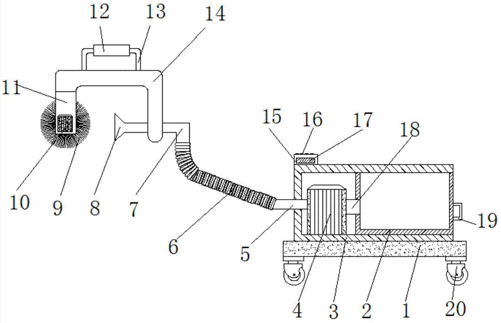 一种具有较好除尘作用的家具清洁器的制作方法