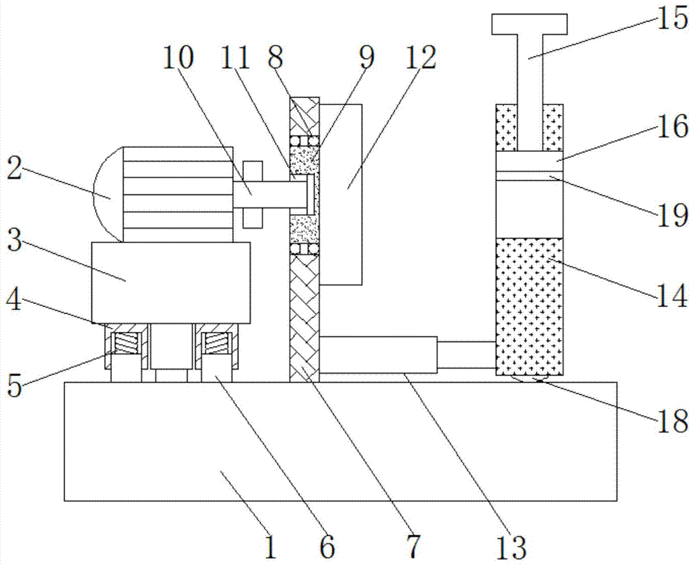 一种具有抗震效果的端面精准机的制作方法