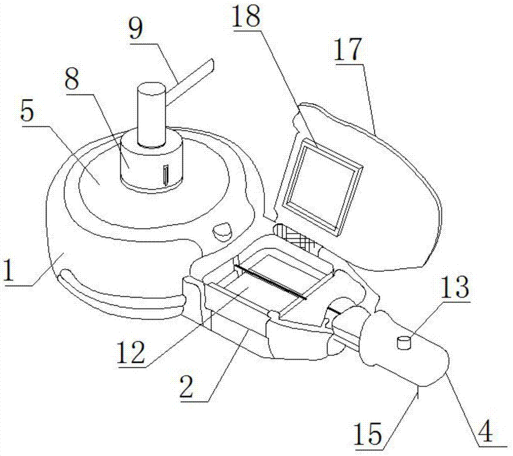 一种手摇式墨斗划线斗的制作方法