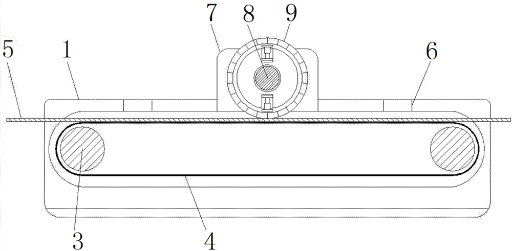 一种能够调节压线距离的瓦楞纸箱生产用压线装置的制作方法