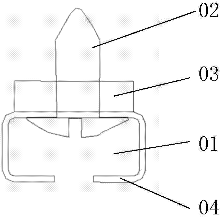 一种后装车窗帘固定结构及车辆的制作方法