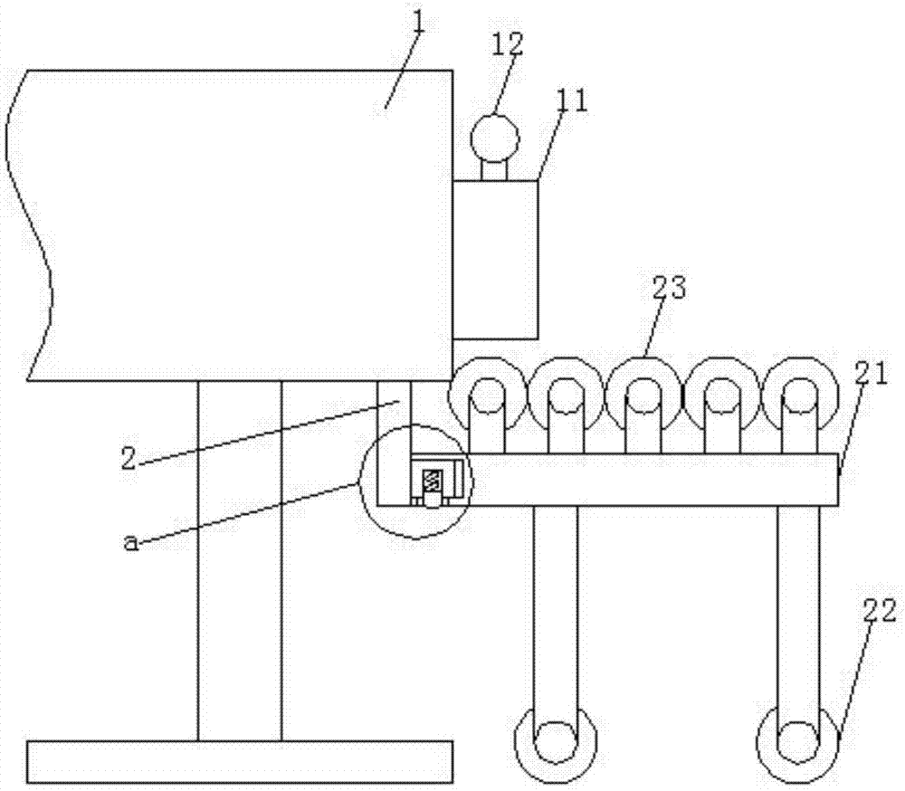 一种挤出五色板材成型机的制作方法