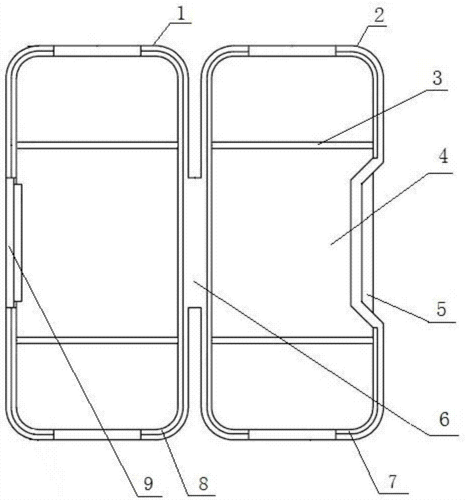 一种D型锁开关保护盒的制作方法