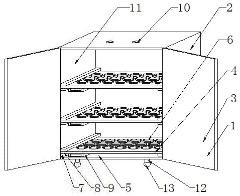 一种煤炭烘干保存柜的制作方法