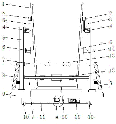 一种多功能建筑垃圾的环保运输桶的制作方法