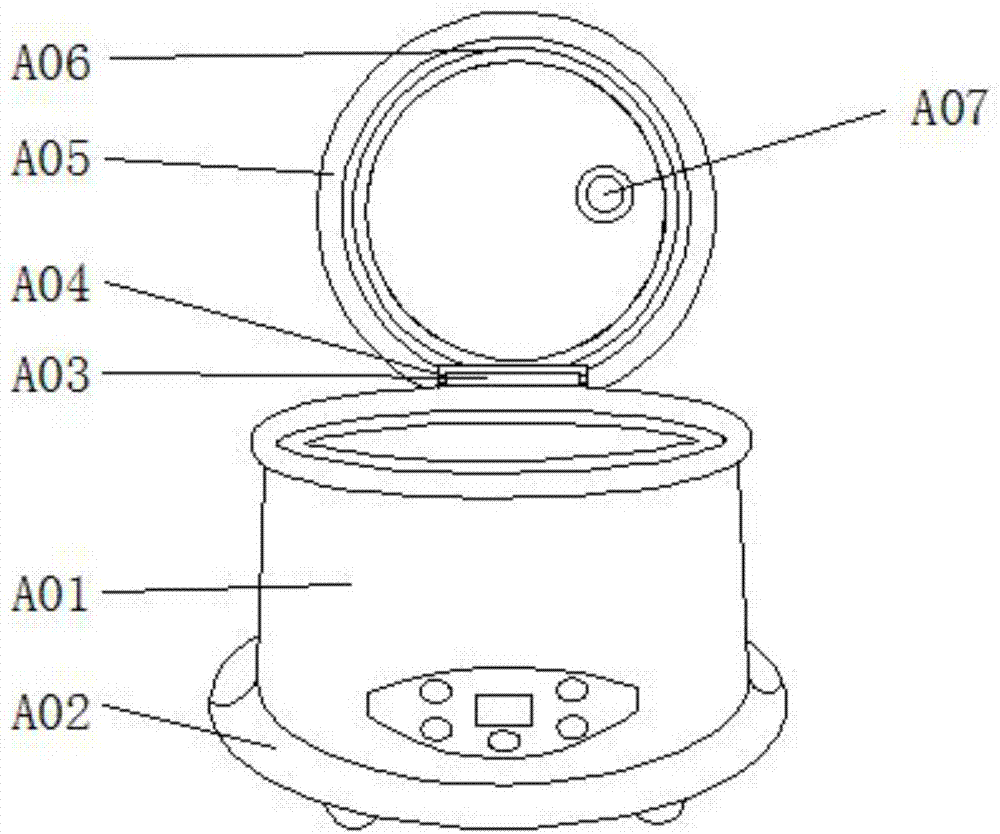 背景技术电饭锅是一种能够进行蒸,煮,炖,煨,焖等多种加工的现代化炊具