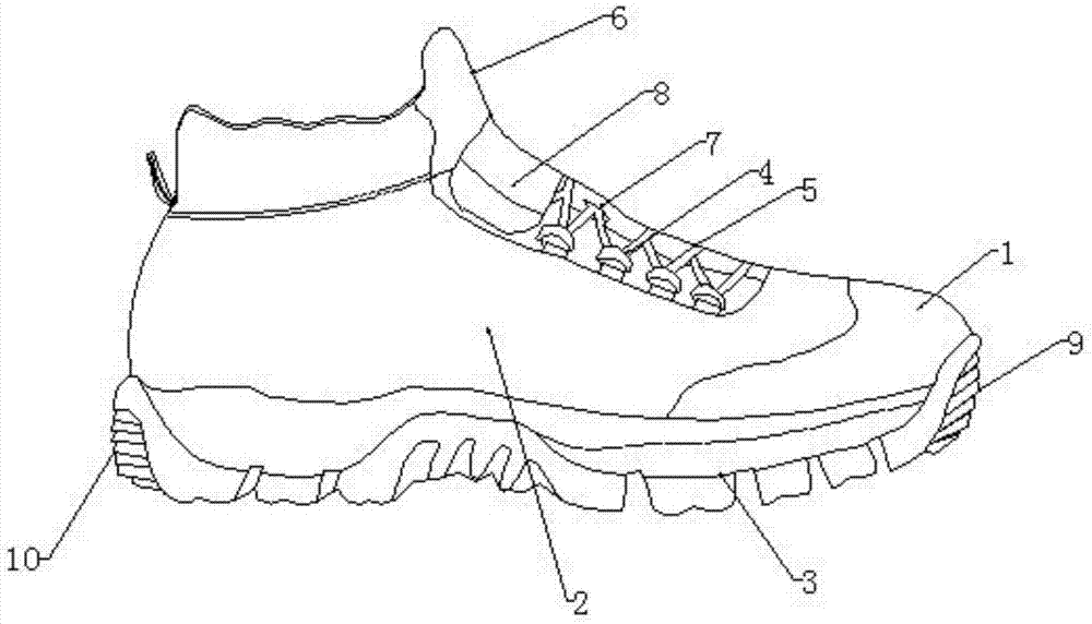 一种具有防滑功能的登山鞋的制作方法