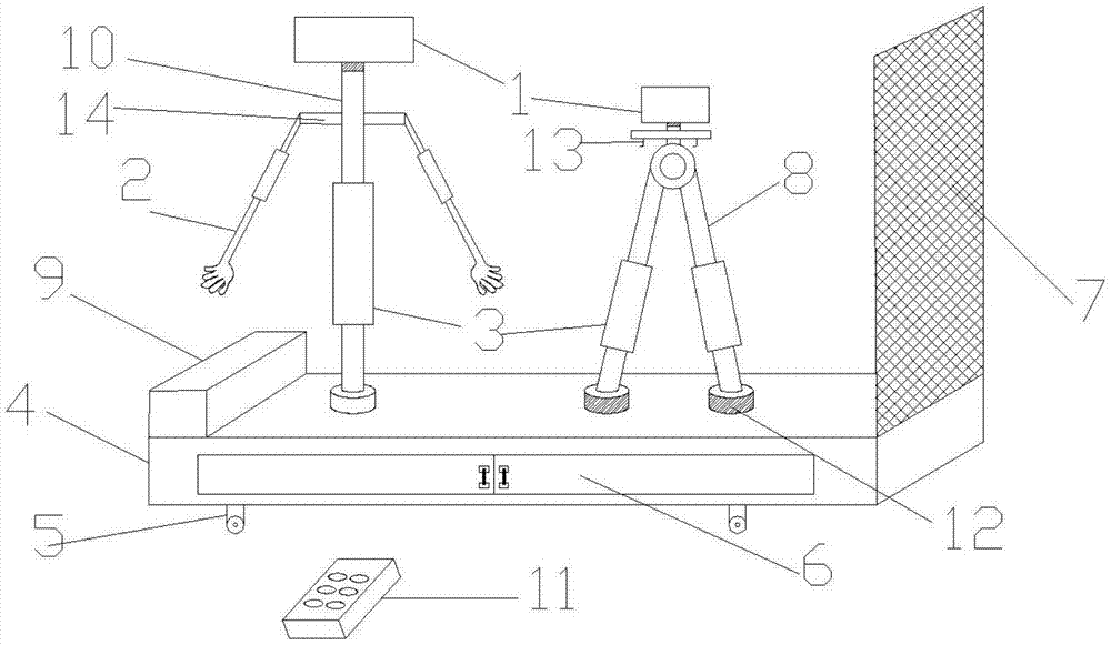 一种服装展示架的制作方法