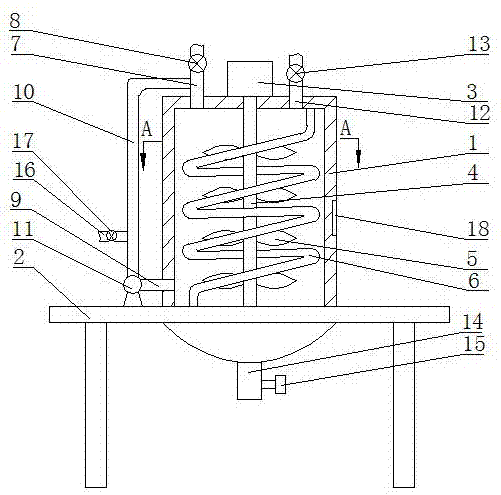 一种氟化氢铵配料罐的制作方法