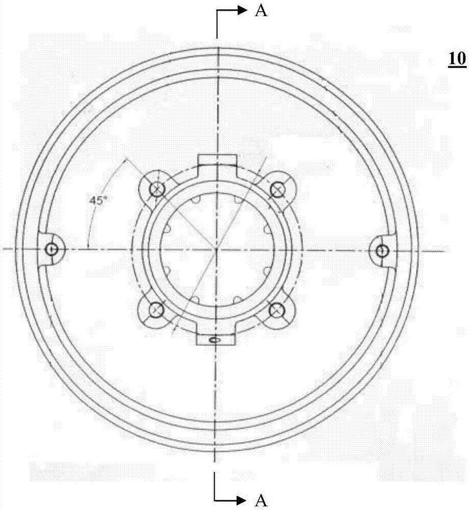 一种改进的水泵盖体的浇注成型砂模的制作方法