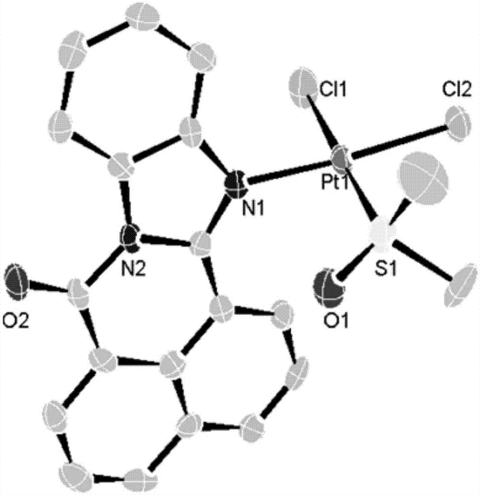 苯并咪唑-1,8-萘酰亚胺-铂配合物及其制备方法和应用与流程